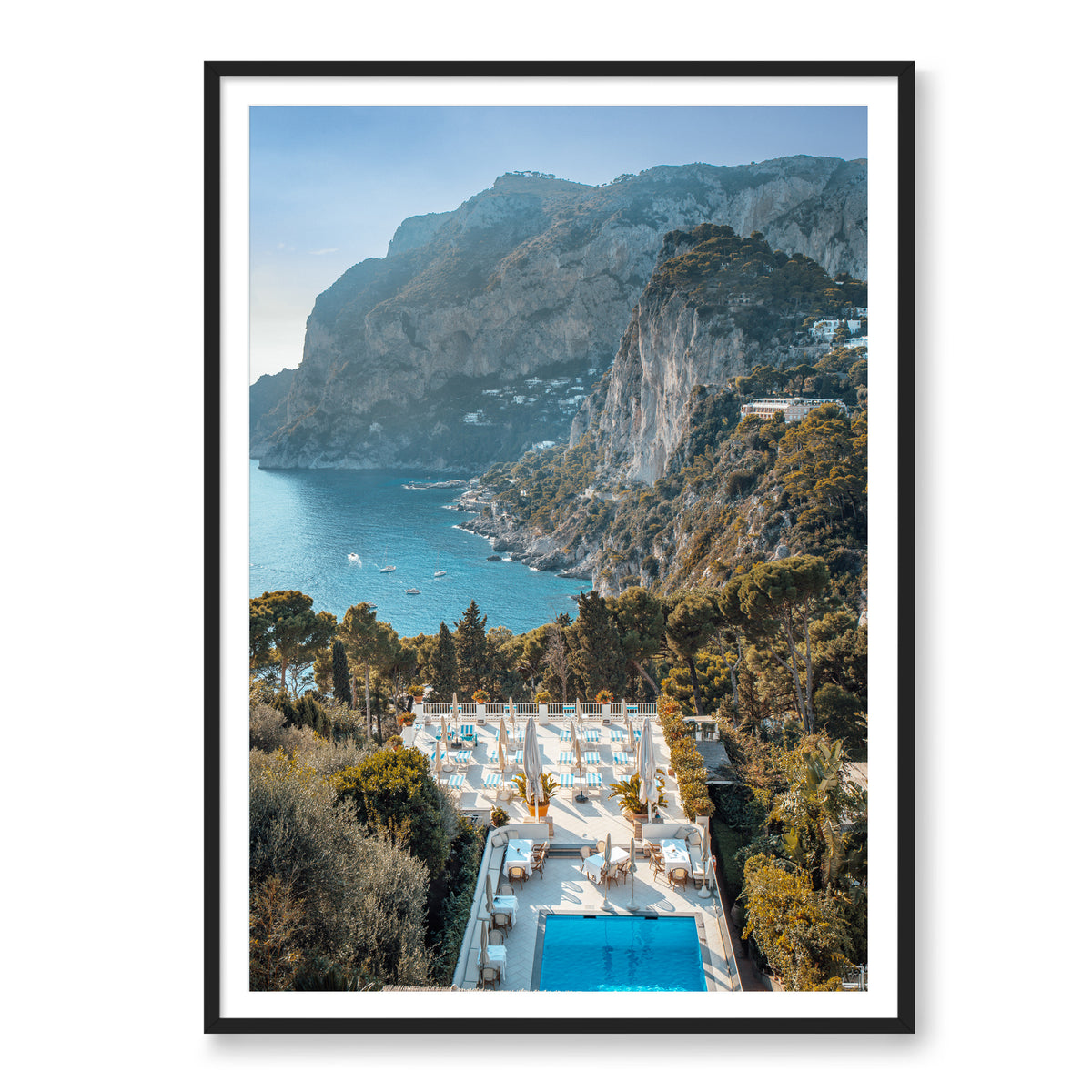 Dreaming Of Capri | Framed Fine Art Print by Wheeler Collective
