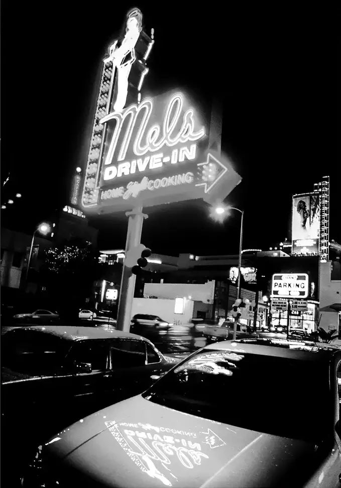 Mels Drive In B&W - In Real Life
