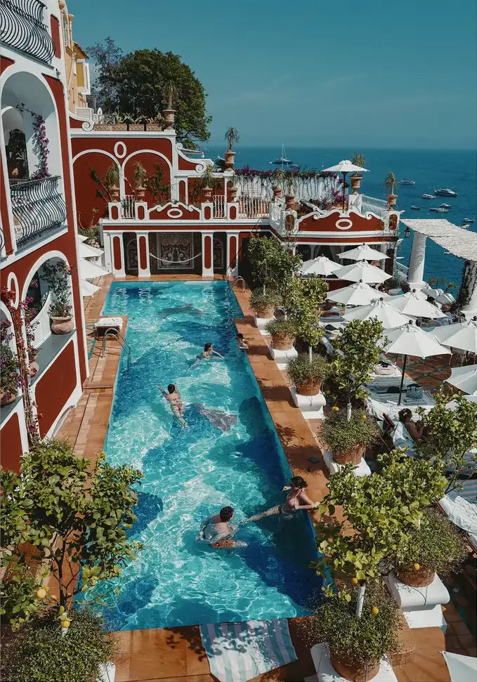 Poolside in Positano - In Real Life