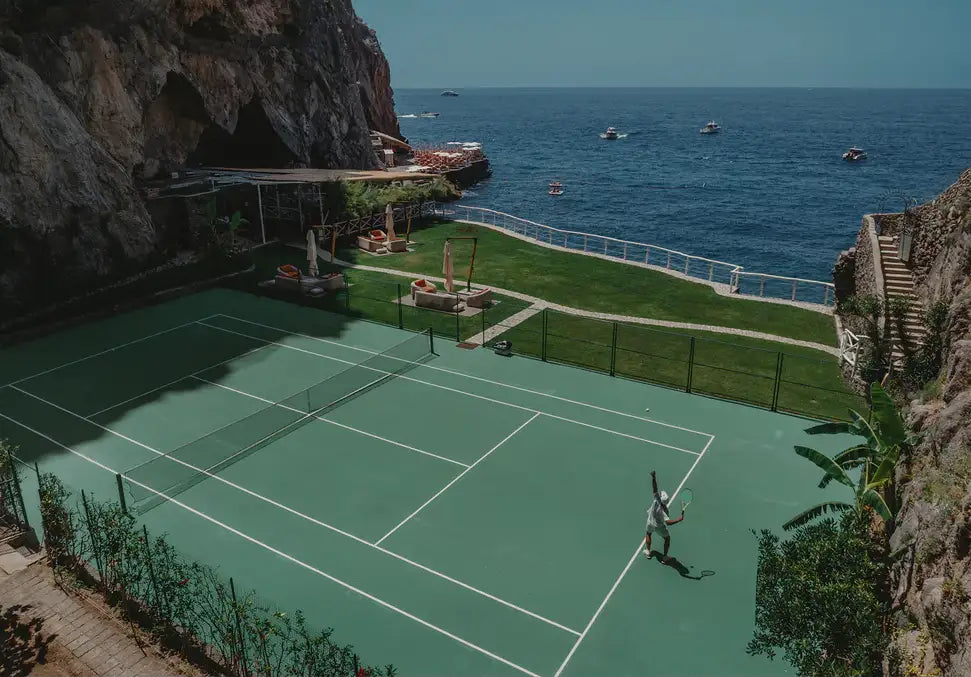 Tennis in Positano - In Real Life