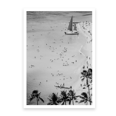 White Sandy Beach of Hawaii