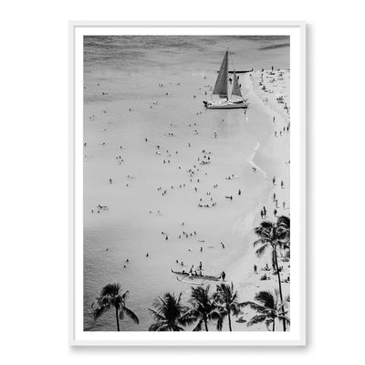 White Sandy Beach of Hawaii